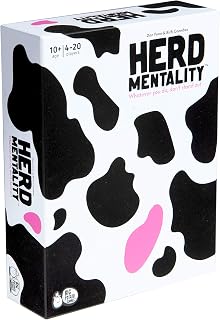 Herd Mentality: How Well Do You Know Your Family and Friends? Hilarious Board Game for Ages 10+. 4-20 Players