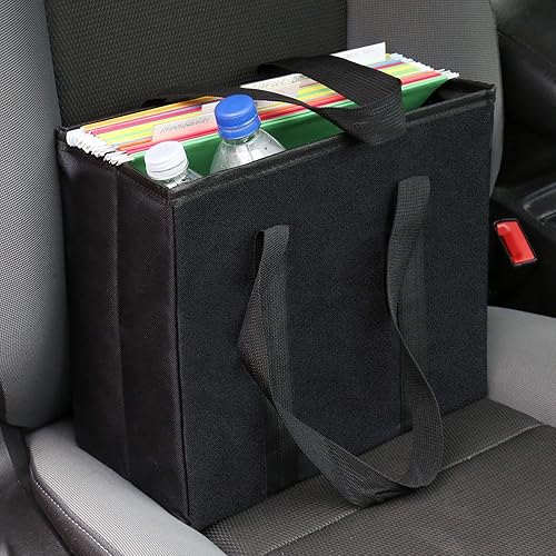 Miniatura 8 de HOME DISTRICT Bolsa organizadora de archivos  Bolsa organizadora de documentos importante caja de archivos portátil con asa sostiene carpeta de