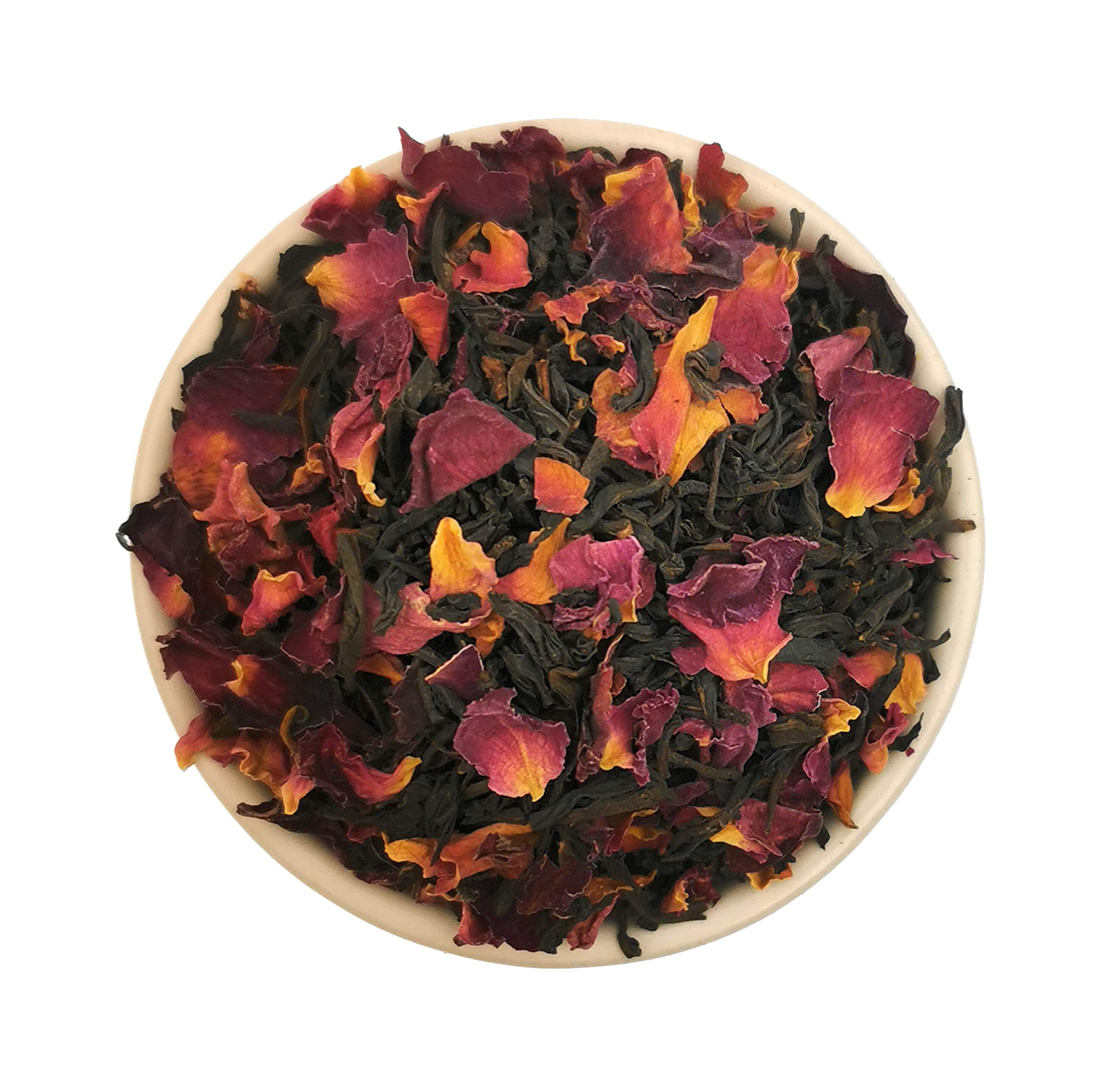 TeaClub Ladies Breakfast Schwarzer Tee Lose 500g – Schwarztee Rosentee | Mittelkräftiger Schwarzer Tee lose mit echten Rosenblüten, süßlich-blumiges Aroma, ohne Aromazusatz, glutenfrei, Black Tea