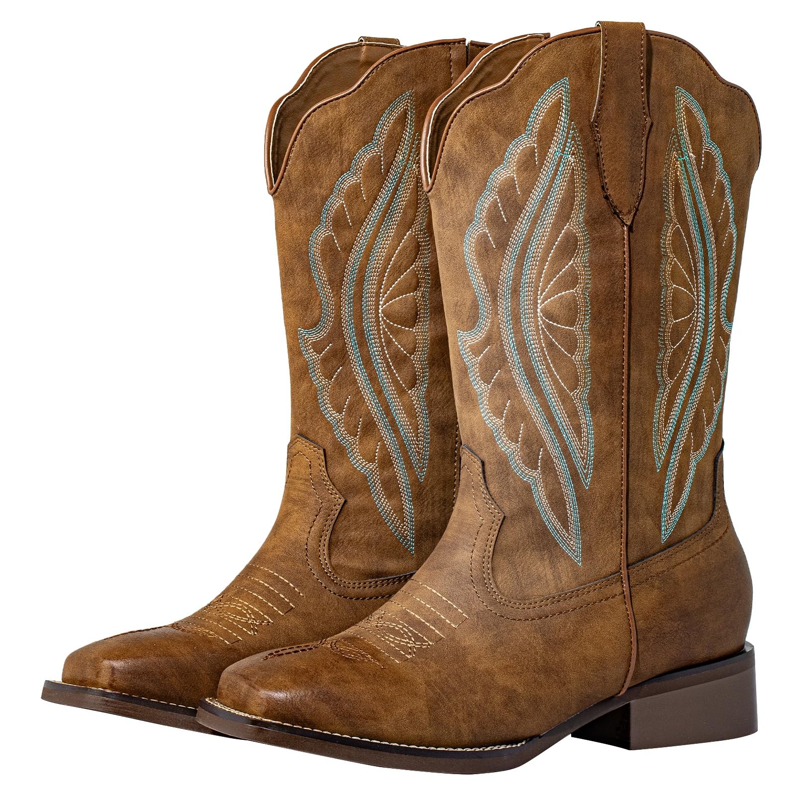 SheSole Extra Wide Calf Cowboy Boots