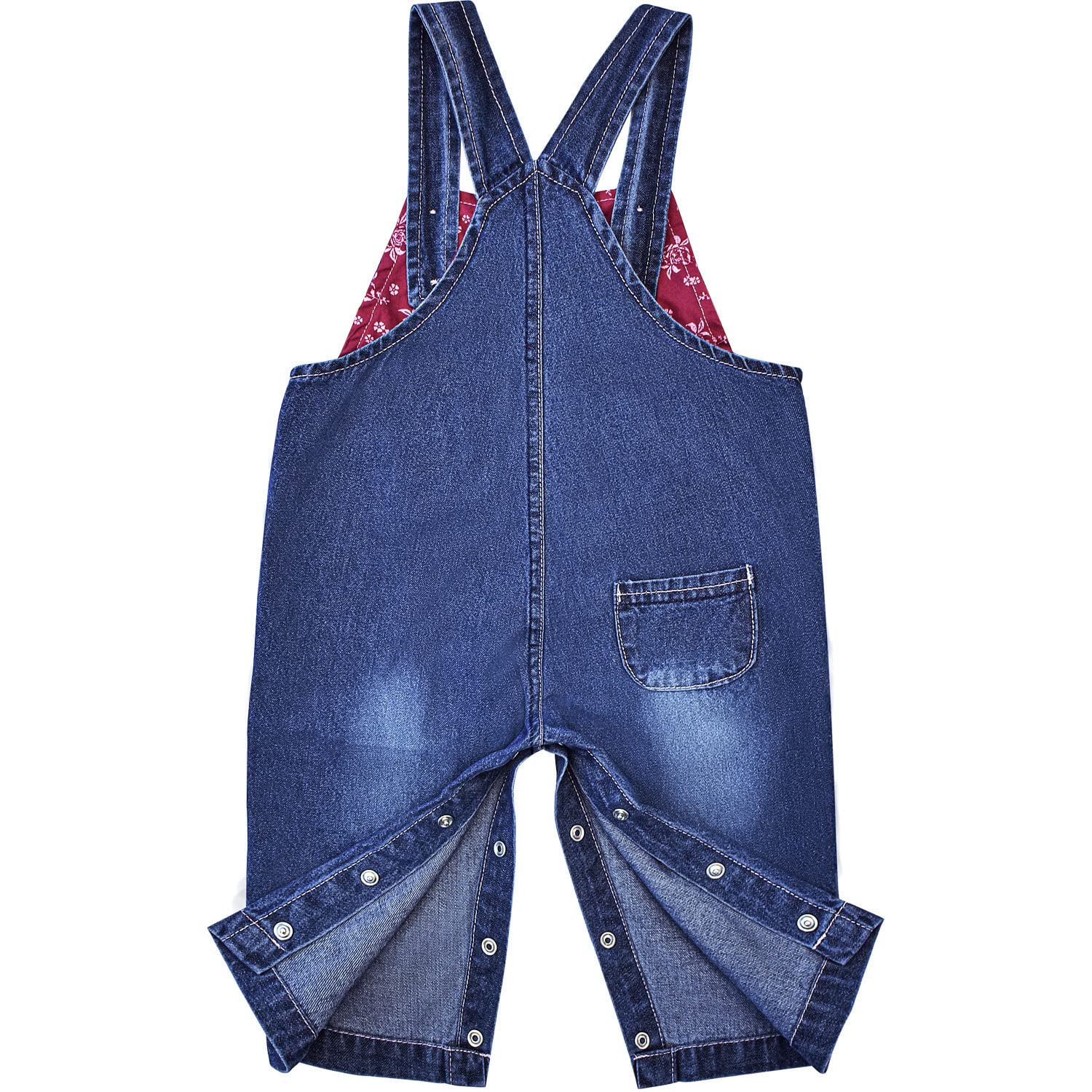 Peacolate 3m-3 años Bebés, bebés, niños pequeños, overoles de mezclilla, babero, pantalones, jeans