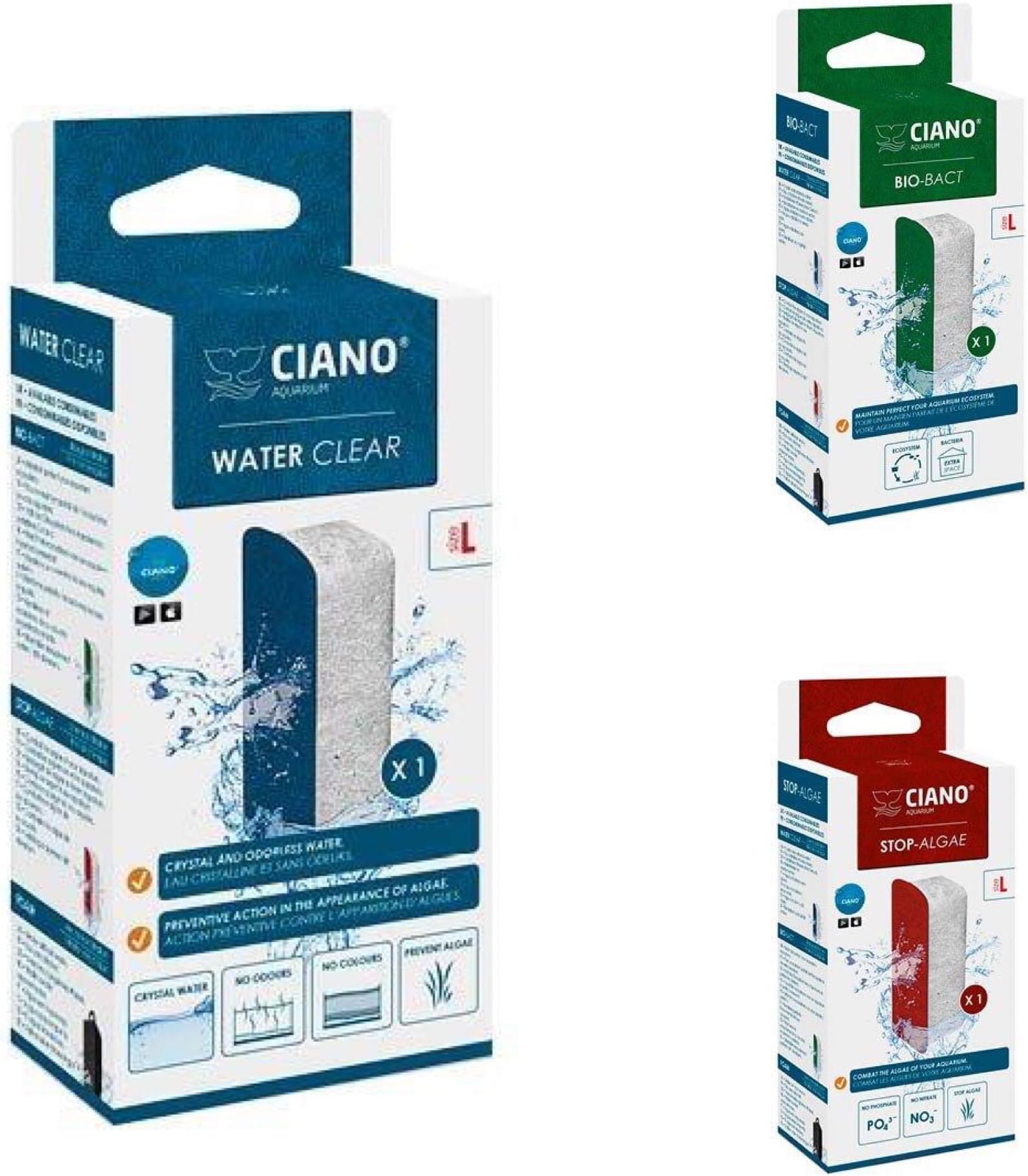 Ciano LARGE Filter Media Cartridge for CFBIO150 & CFBIO250 (ALL 3 (WC BB & SA))