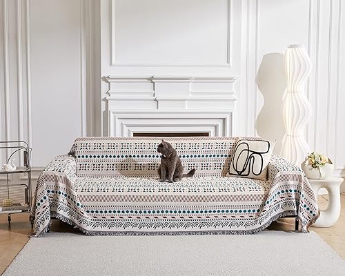 Miniatura 5 de AIVIA Funda de sofá, fundas de gran tamaño para sofá de 3 cojines, decoración de muebles de caravana, fundas reclinables, fundas seccionales en