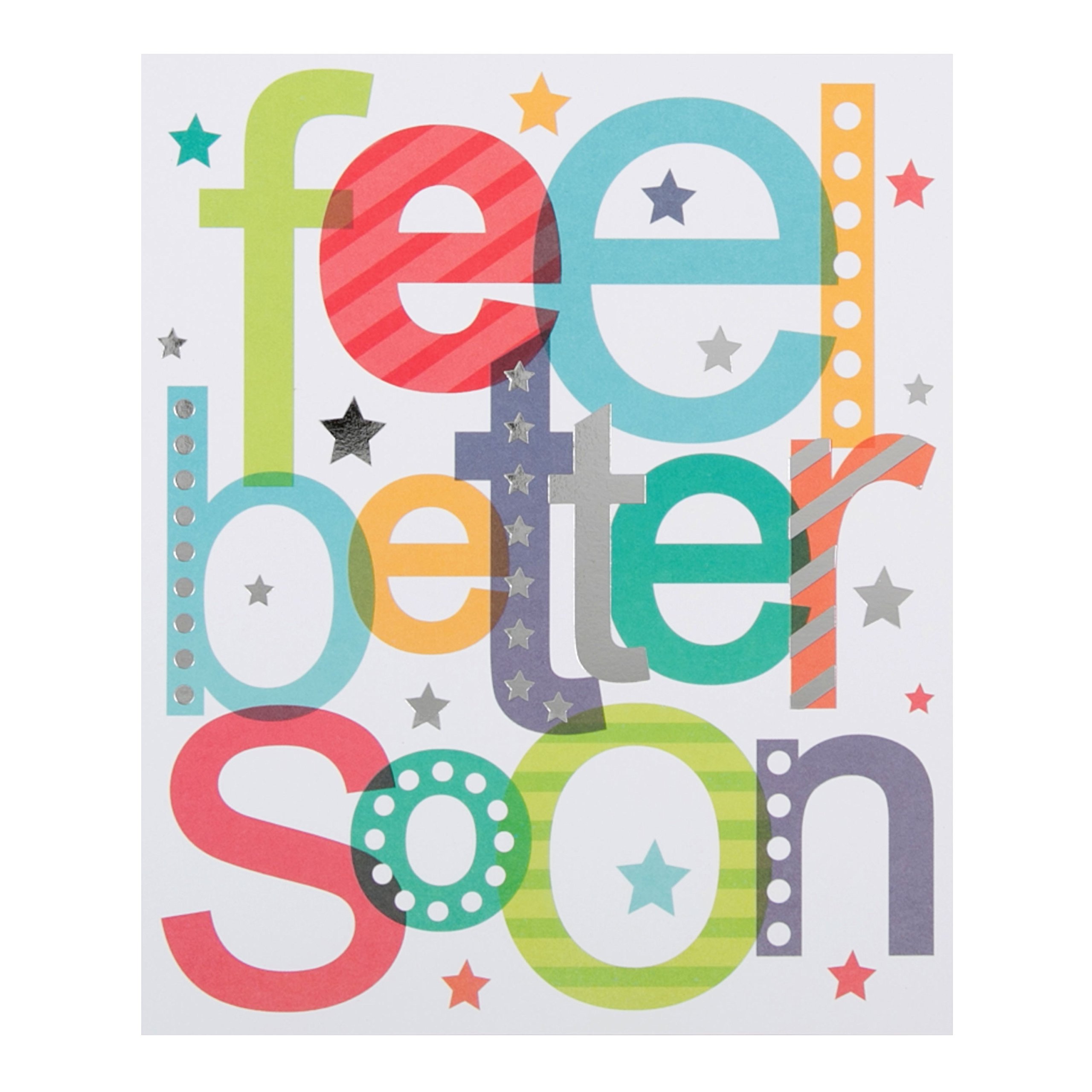 Hallmark Get Well Card "Feel Better" - Small