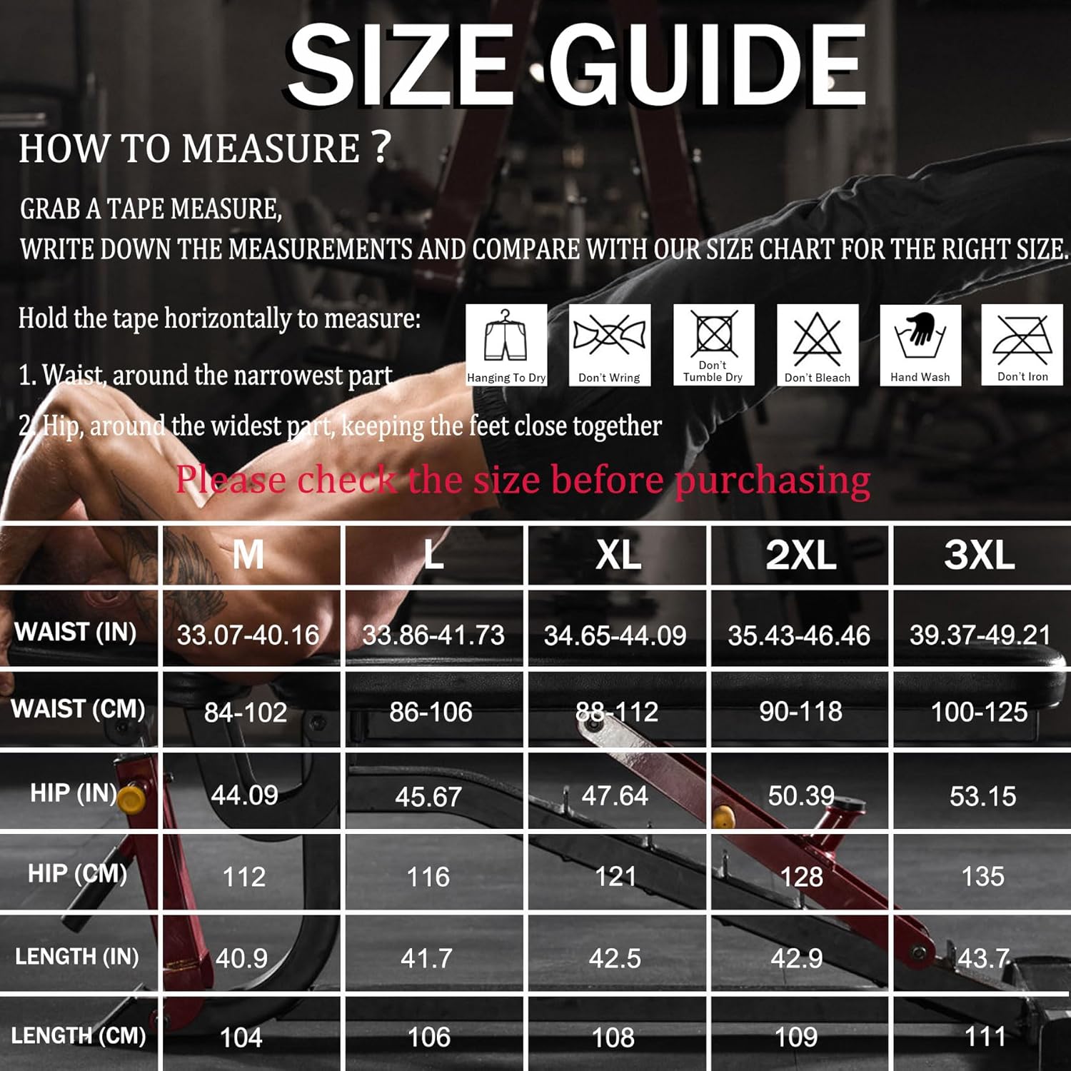 Sauna Shorts for Men Sweat Pants with Drawstring, Heat Trapping Sweat Shorts Sauna Suit for Men Workout Gym Exercise - Image 2