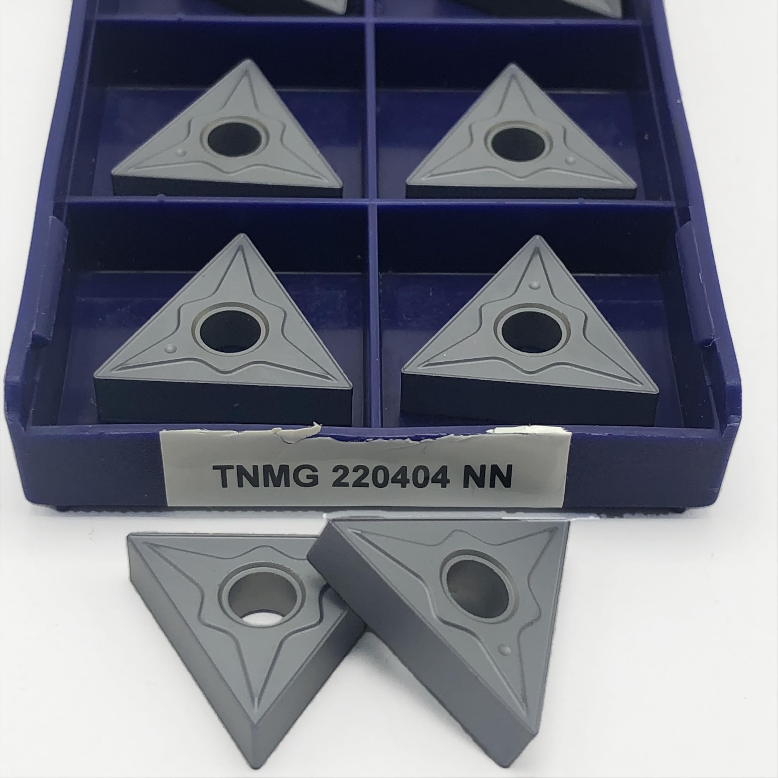 herramienta de torneado 10 Uds TNMG220404 TNMG220408 NN torno Cnc de carburo externo TNMG220404 220408 herramienta de corte herramientas de torno(TNMG 220404 NN LT10)