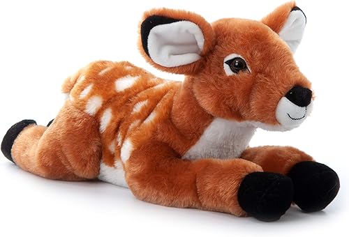 The Petting Zoo Fawn - Animal de peluche, regalos para niños, animales salvajes del zoológico Onez, juguete de peluche de cervatillo de 17 pulgadas