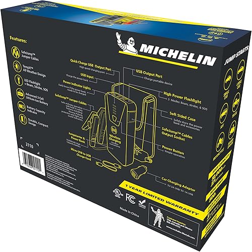 Miniatura 3 de Michelin Arrancador de salto y paquete de energía portátil con carga inalámbrica