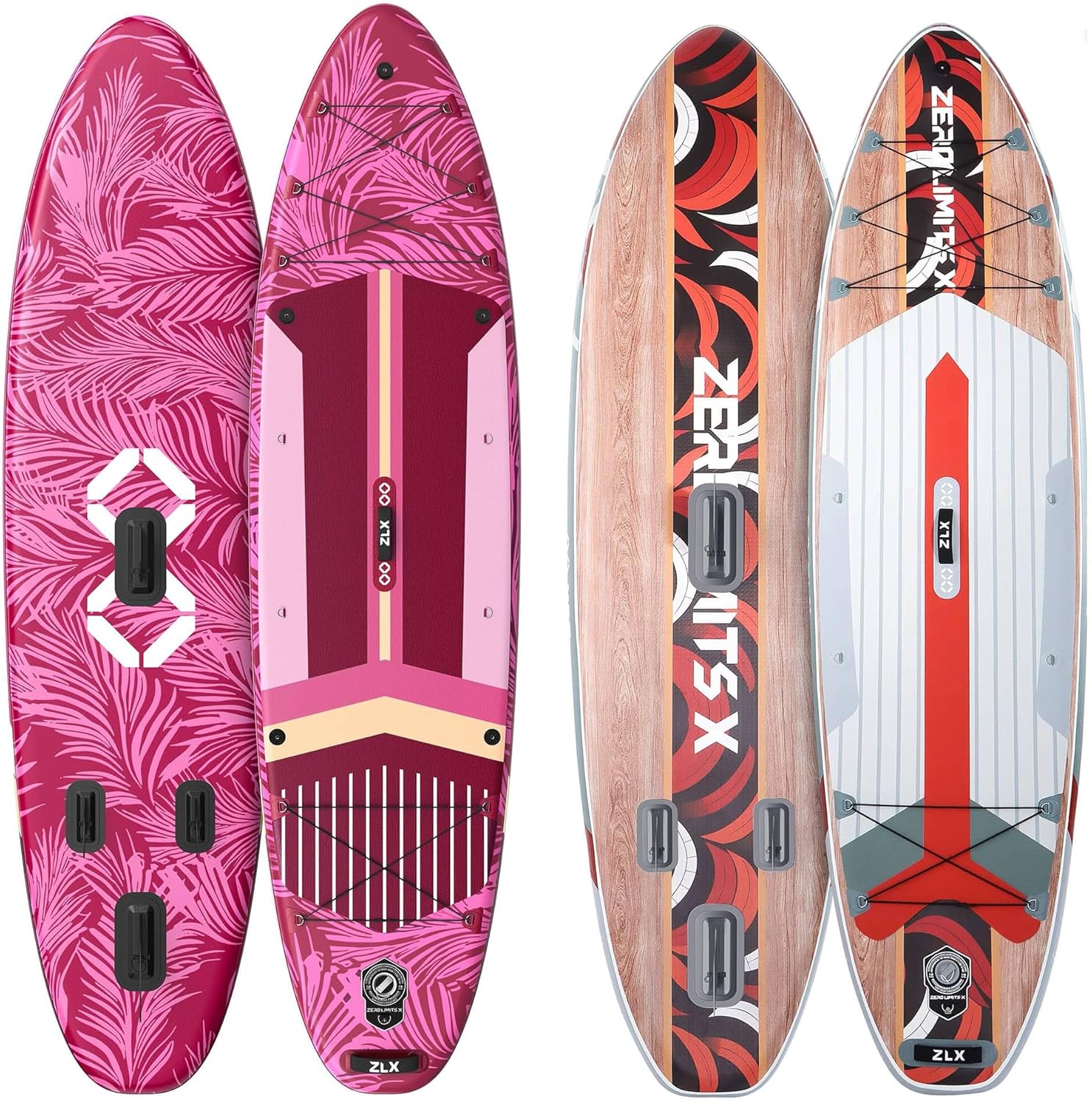 2 PCS Paddle Board - 10.5 FT Inflatable Stand Up Paddle Board with Accessories & 11.5 FT Inflatable Stand Up Paddle Board Skill Levels, Adults & Youth