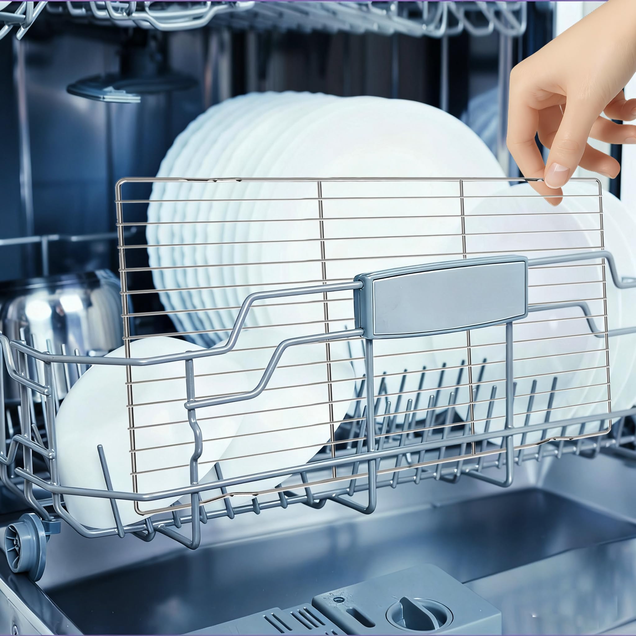 Grille Patisserie Refroidissement 35x22cm Acier Inoxydable 4 Pièces pour Cuisine Gâteaux