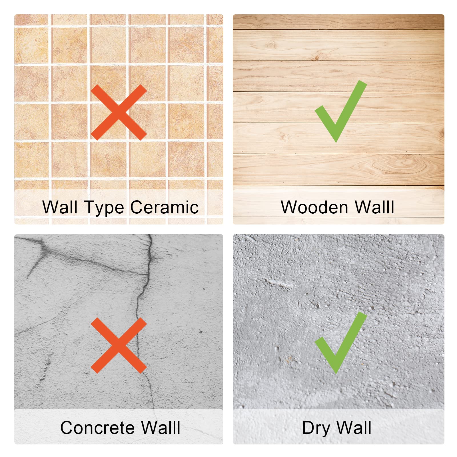 SAVITA 40pcs Crochets D'Image Robustes Acier Inoxydable 13