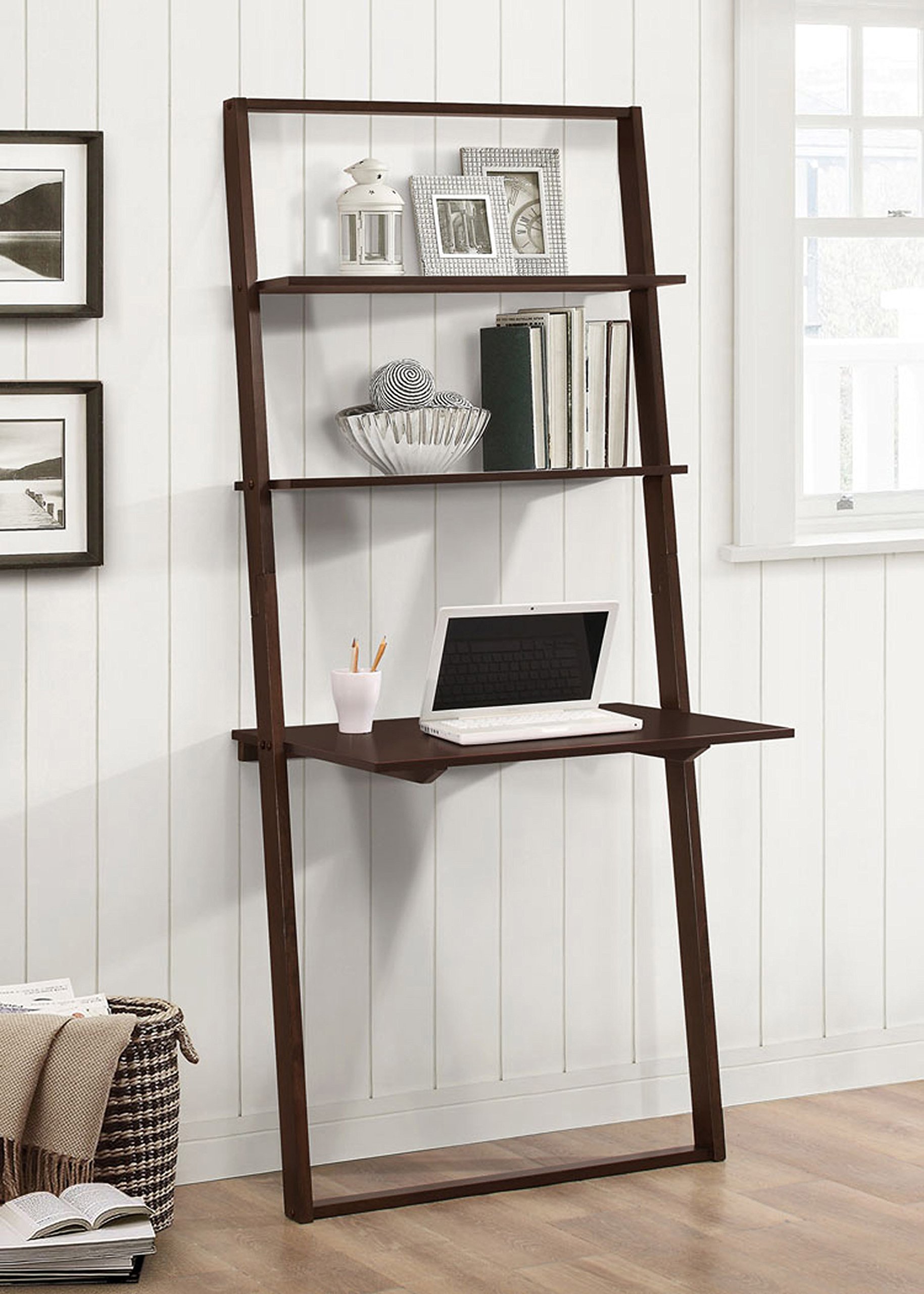 4D CONCEPTS Arlington Wall Shelf with Desk