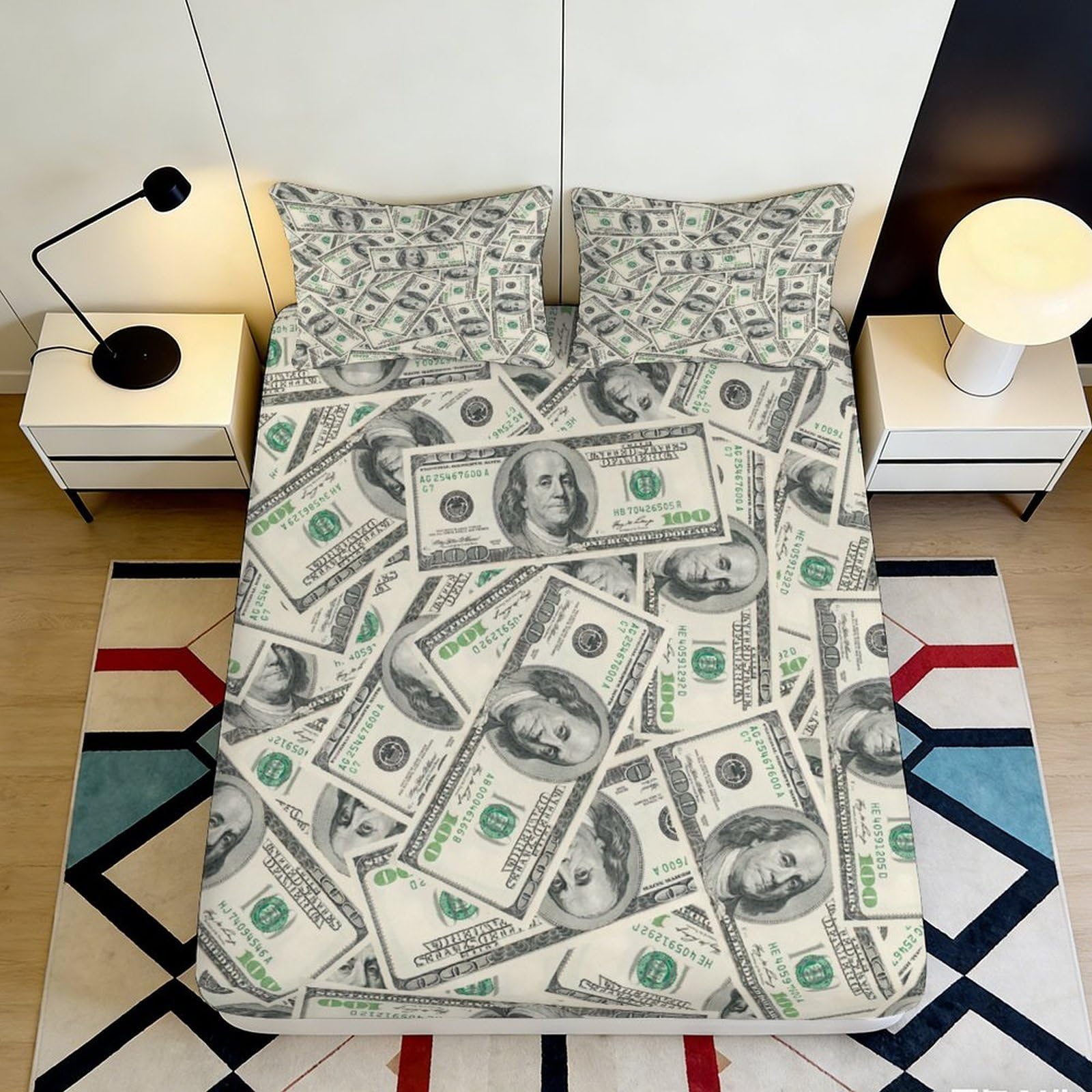 3D Printed Dragon Pattern Fitted Sheet Microfiber Non-Slip Deep Pocket Oriental Dragons Mattress Fitted Cover for Adult Bedroom Bedding 140x200x25cm