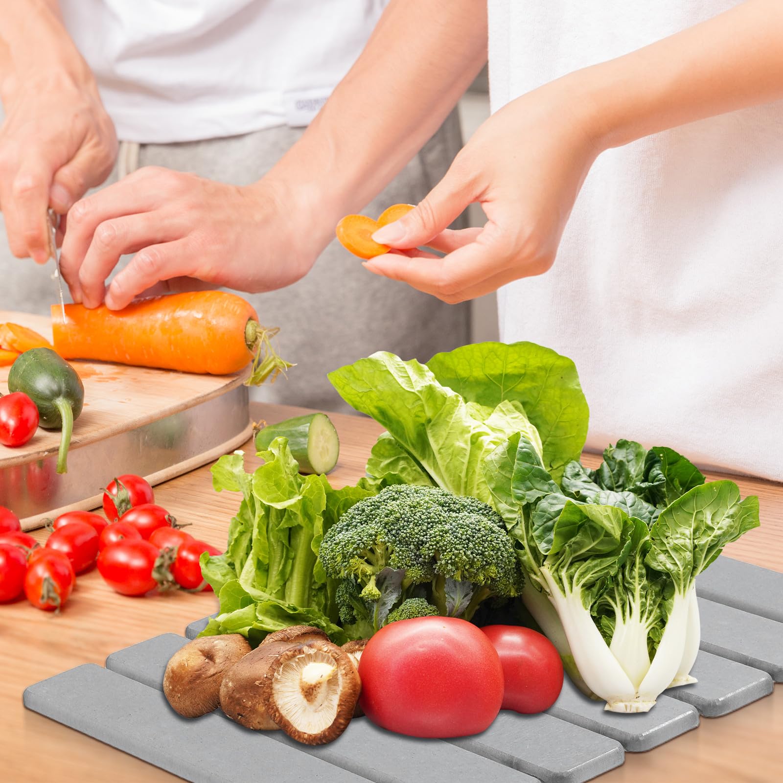 Faltbare Abtropfmatte aus Diatommatsch zum Geschirr Trocknen Robuste und Pflegeleichte Arbeitsplattenmatte für Küche