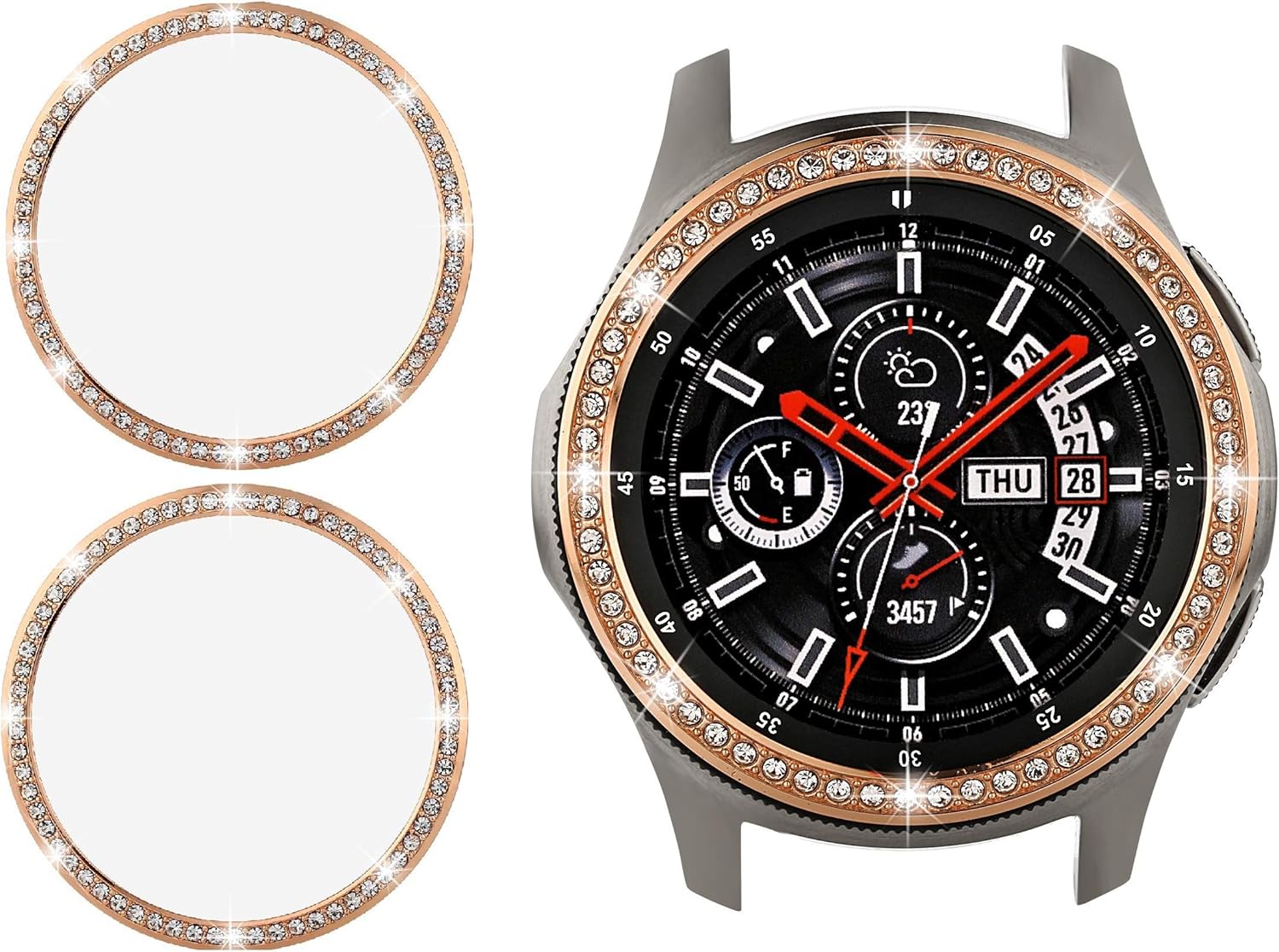 Greaciary Jewelry Bezel Compatible for Samsung Galaxy Watch