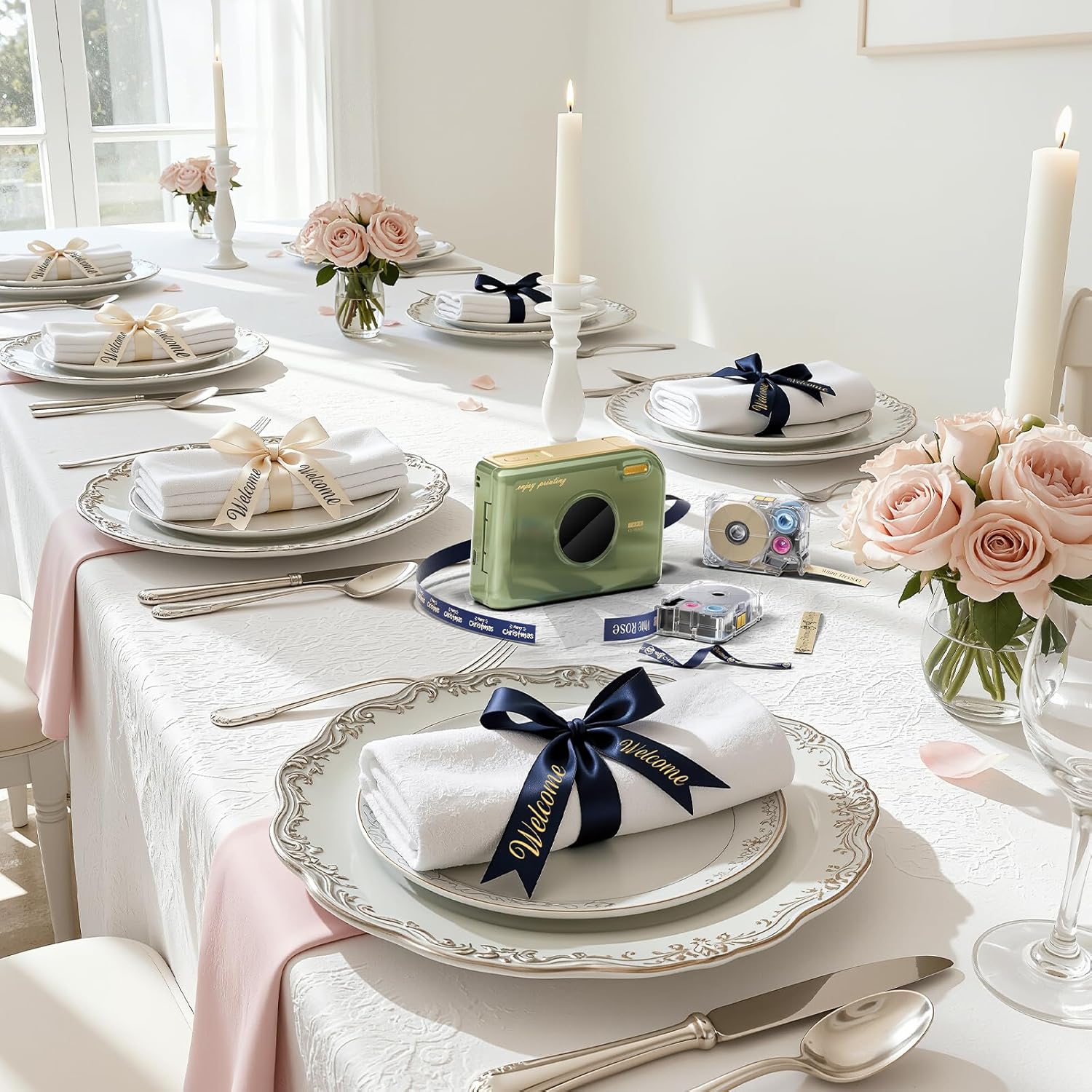 Phomemo Ribbon Label Maker with Waterproof Labels, A30 Bluetooth Mini Label Maker Machine with Tape 12mm 0.47 White, Portable Ribbon Printer Rechargeable for Gift Wrap, Cloth Name Tag, in/Outdoor Use - Image 2