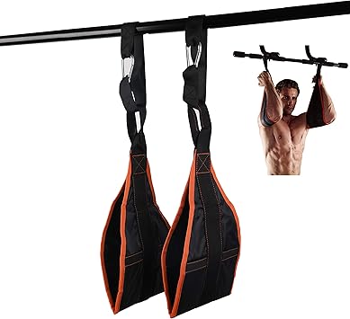 Amazon Ips Club アブストラップ ペア商品 ハンギングレッグレイズ 腹筋 吊り下げ Black Orange Ips Club 腹筋器具 Amazon Ips Club アブストラップ ペア商品 ハンギングレッグレイズ 腹筋 吊り下げ Black Orange Ips Club 腹筋器具