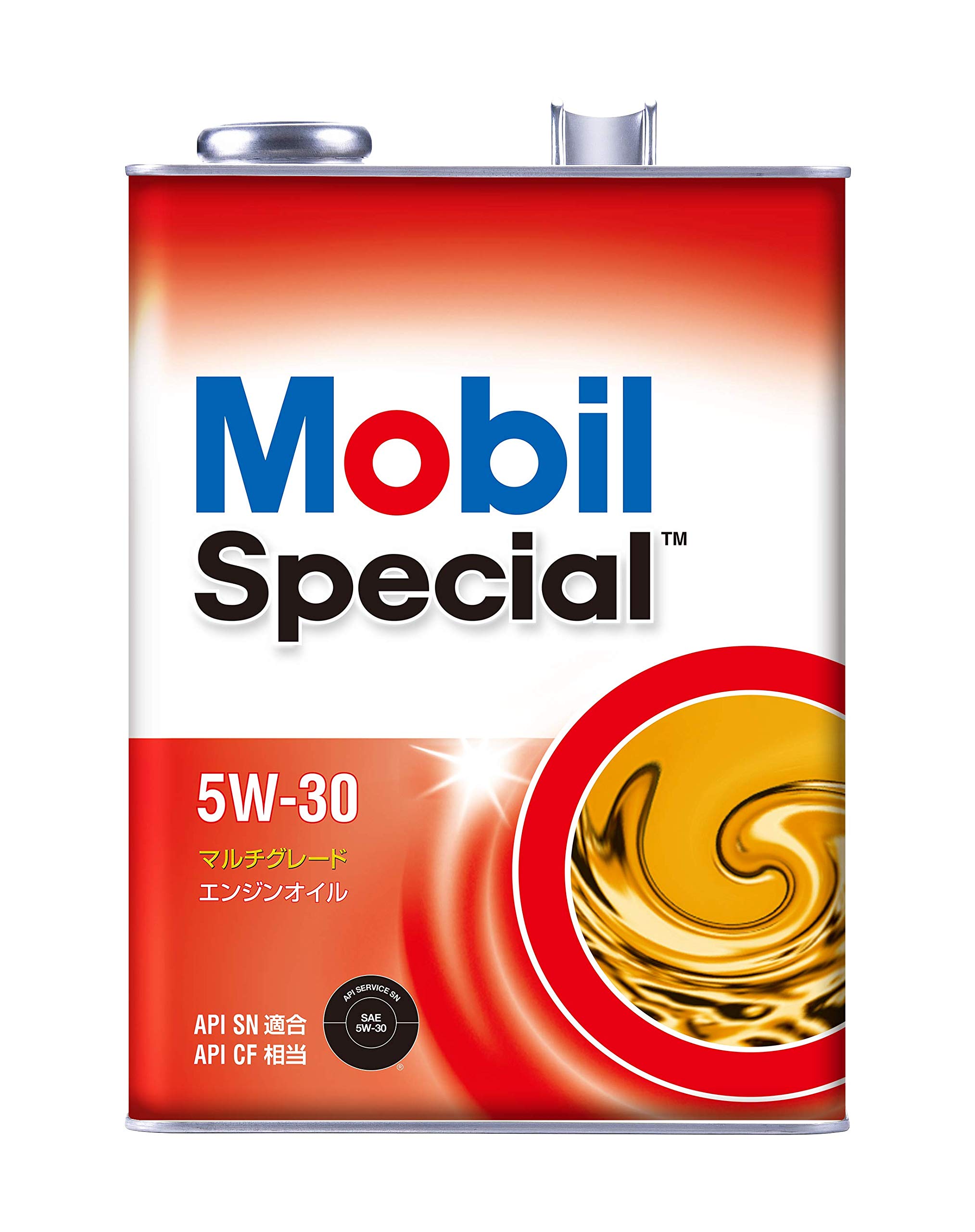 Amazon | Mobil エンジンオイル スペシャル 5W-30 SN 4L 鉱物油 145042