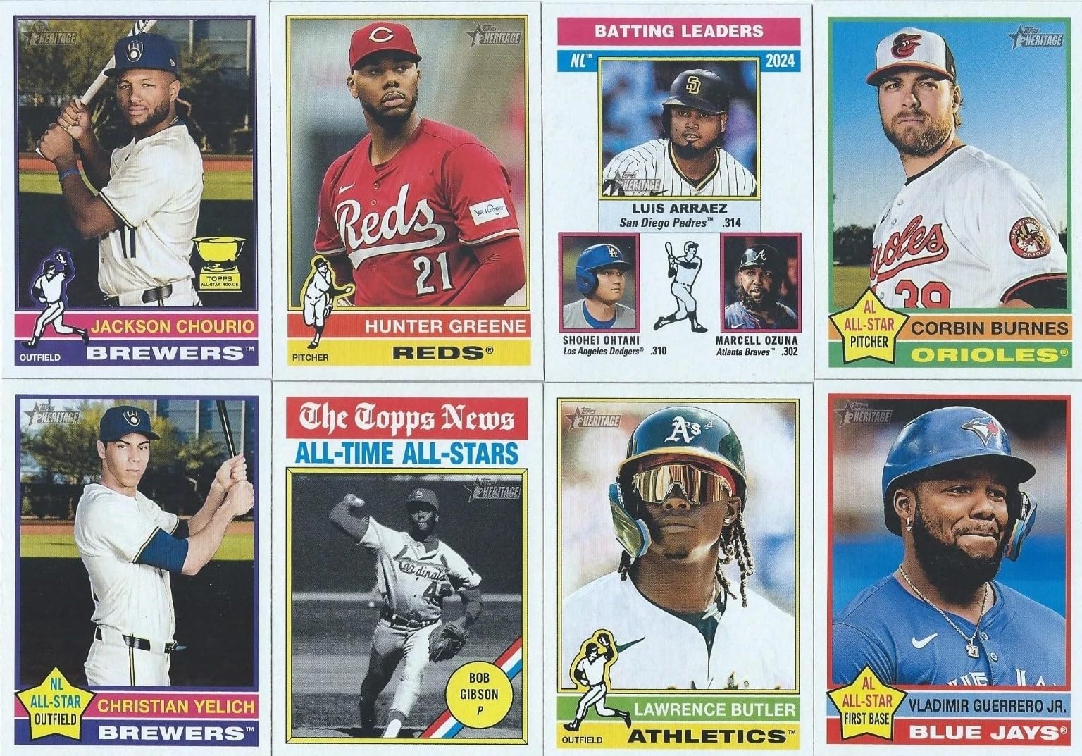 Amazon.com: 2025 Topps Heritage Baseball Complete Mint Basic 400