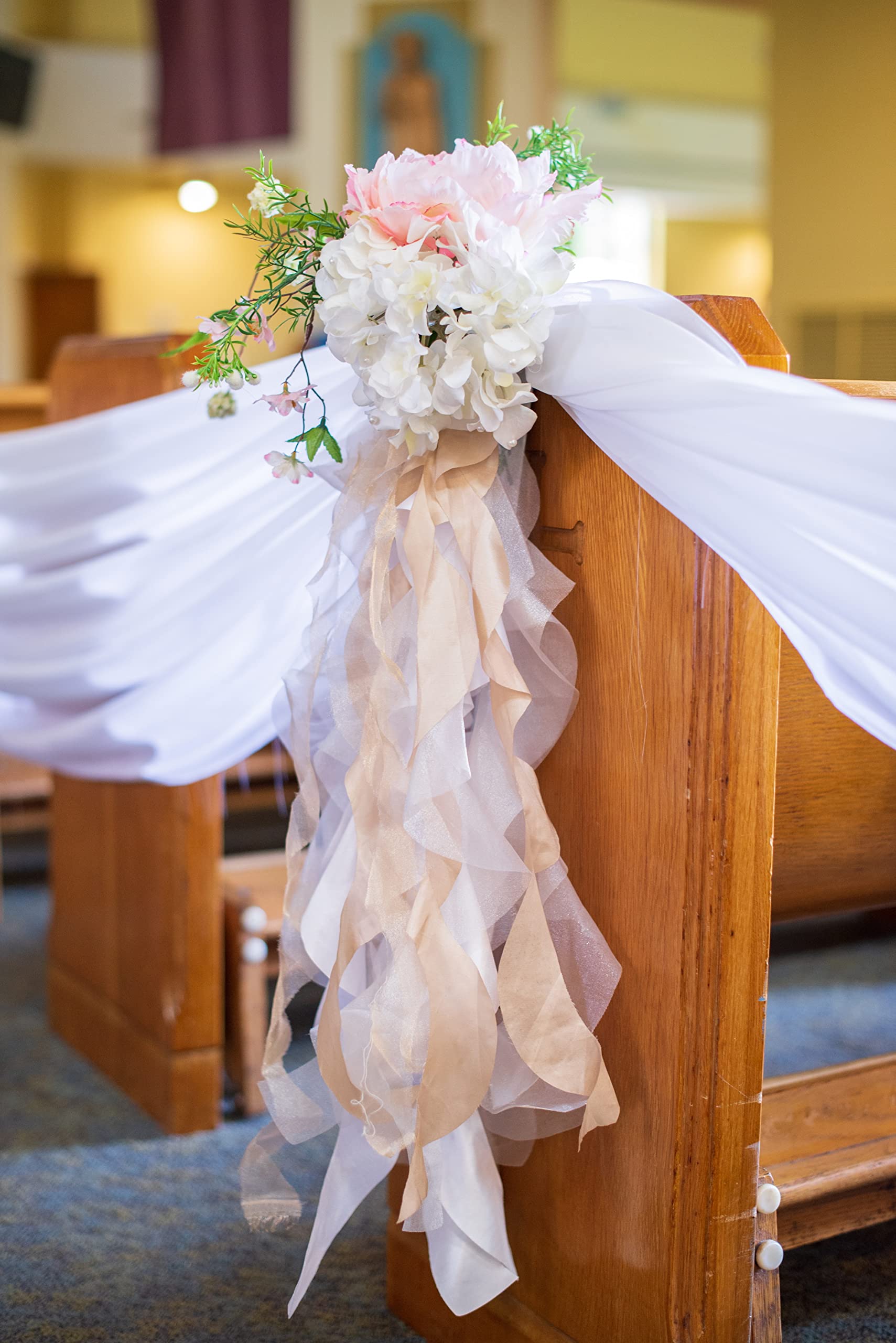 Arranui Church Pew Clips For Wedding Decorations 24 Pack Heavy | Desertcart  Seychelles, image size:1709x2560