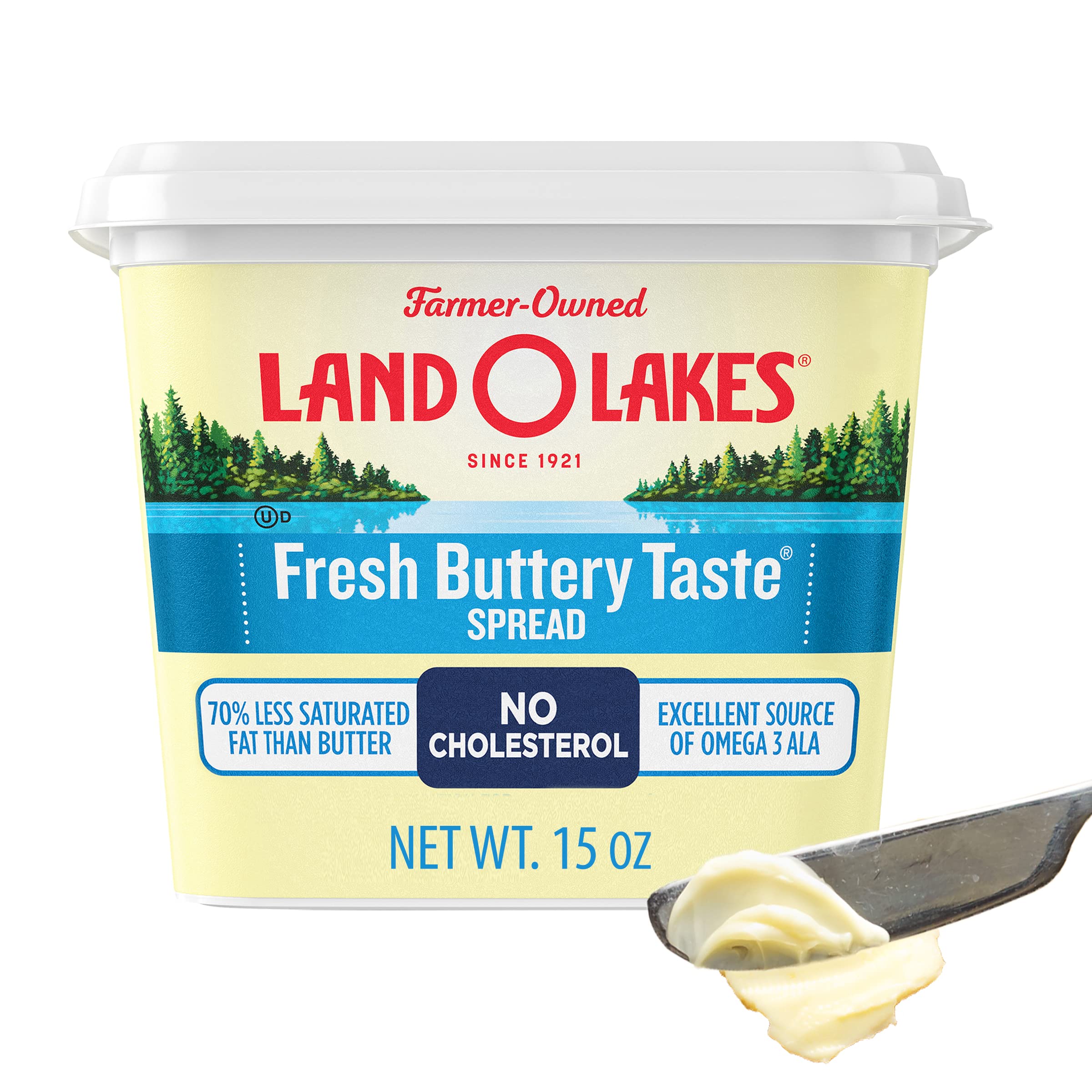 Land O LakesFresh Buttery Taste Spread, Made with Vegetable Oil, 15 oz tub