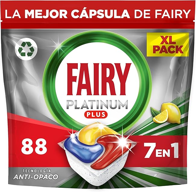 Cápsulas Lavavajillas Fairy Platinum Plus