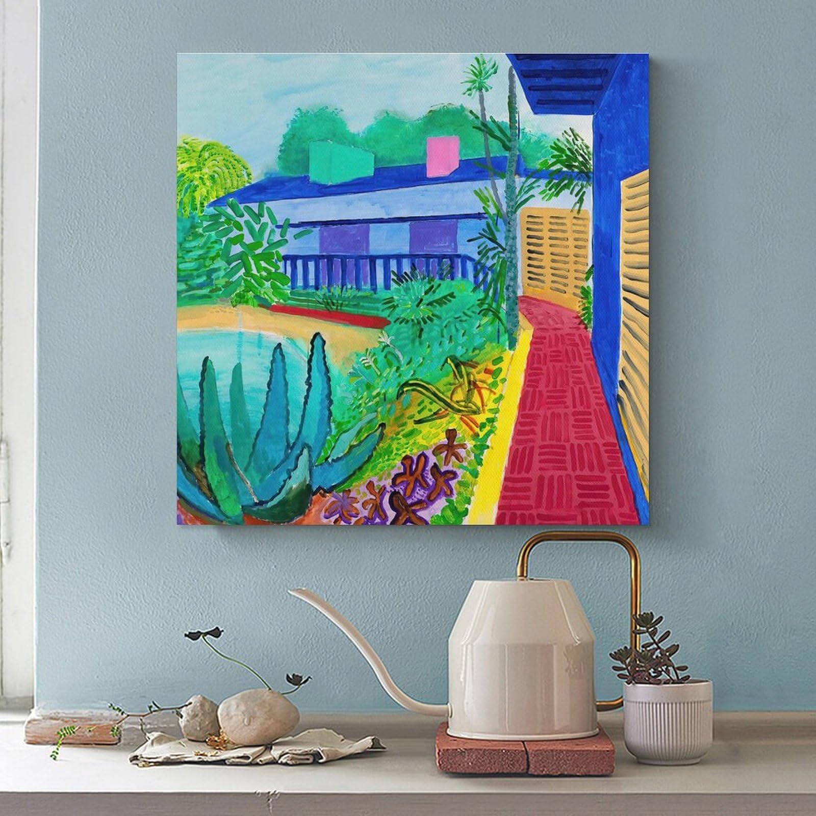 David Hockney Poster Art デイヴィッド・ホックニー A Gap in the Hedgerow – デイヴィッド・ホックニー