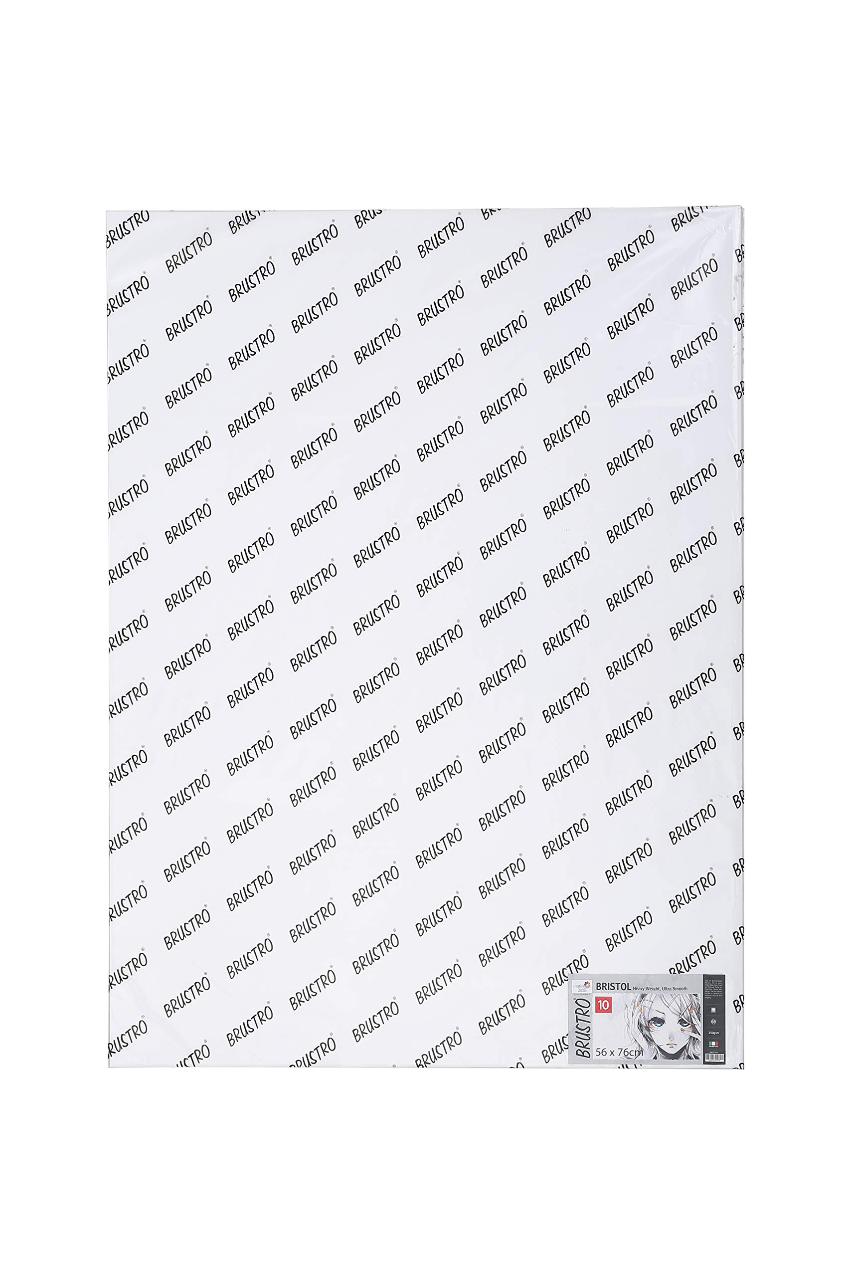 Brustro Bristol Ultra Smooth Paper 250 GSM, Size - 56 x 76 cm, 10 Sheets (B07SL2P8VS) Amazon Price History, Amazon Price Tracker