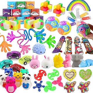 52 Pcs Party Favors for Kids 4-8, Birthday Gift Toys, Stocking Stuffers, Treasure Box Toys, Carnival Prizes, School Classroom Rewards, Pinata Stuffers, Goodie Bags Filler for Boys and Girls 8-12