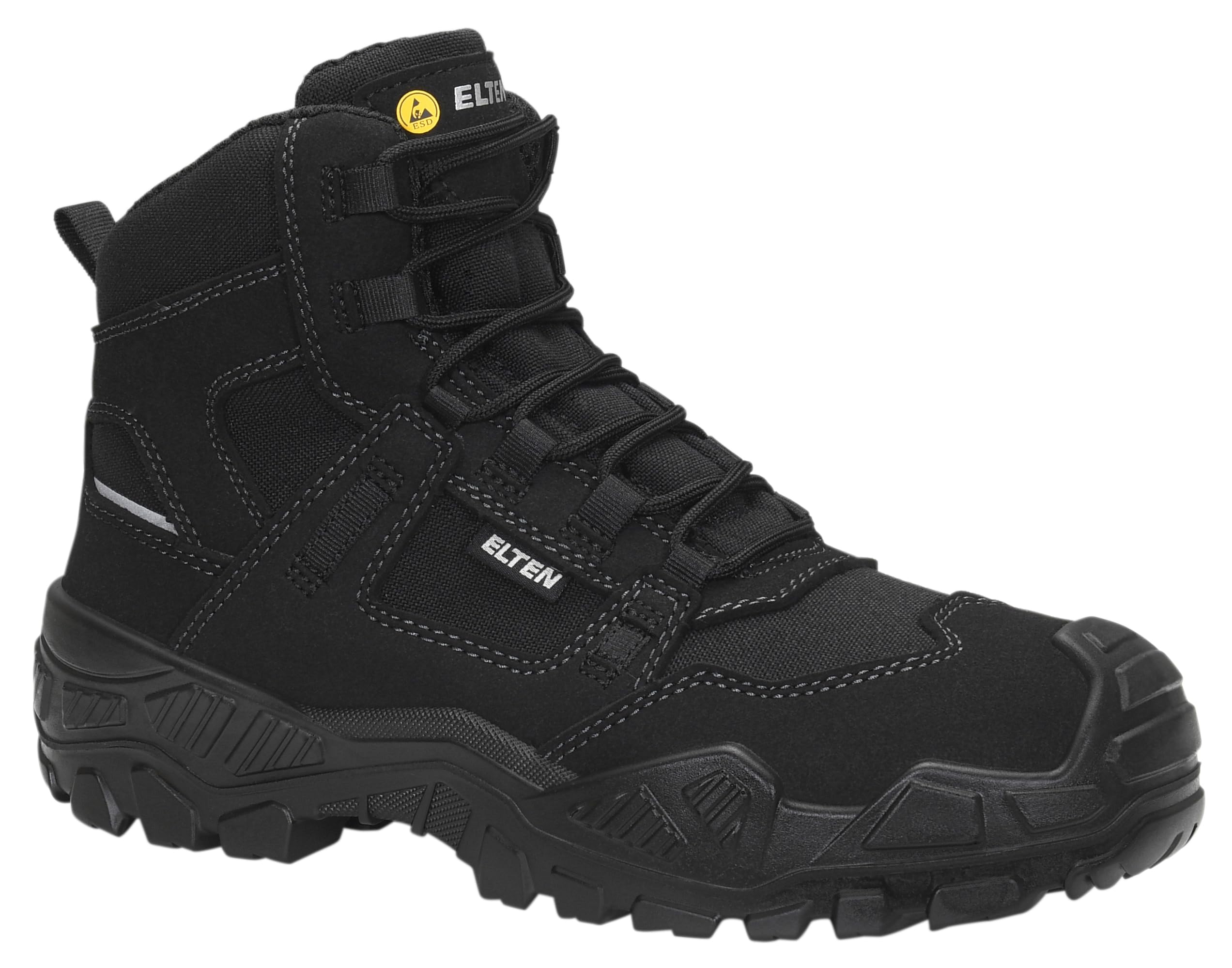 ELTEN Unisex Mike Black Mid Esd S3sSicherheitsstiefel