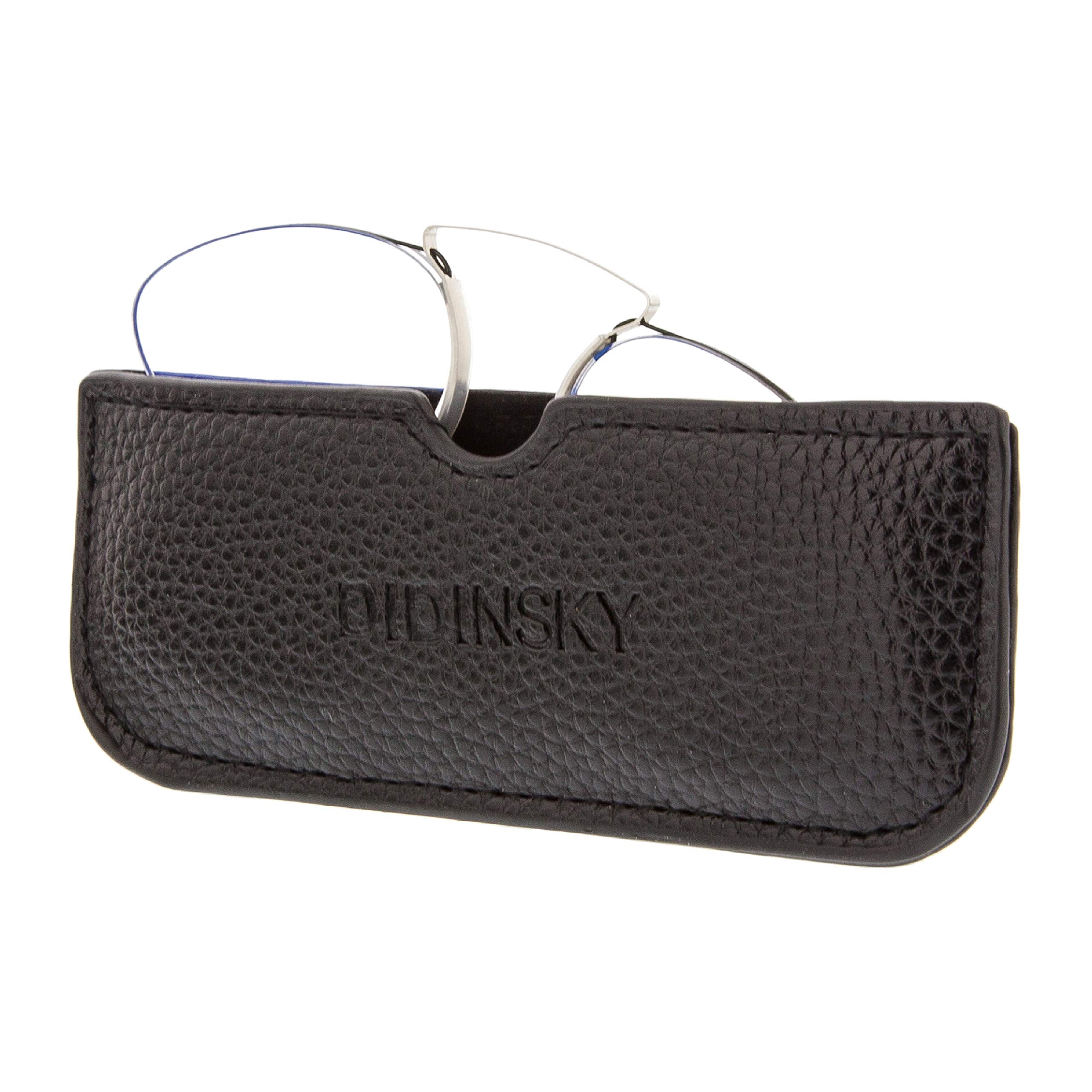 DIDINSKY Gafas de Lectura sin Patillas Graduadas Anti-bluelight para Hombre y Mujer. Anti-reflejantes y Anti Luz Azul Flexibles de Bolsillo. 3 colores y 5 graduaciones – HERMITAGE BUTTERFLY