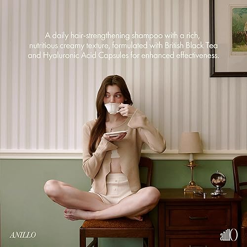 Miniatura 7 de Champú Vegano Nutritivo para el Cuero Cabelludo con Té Negro, Ácido Hialurónico y Aminoácidos para Fortalecer la Barrera del Cuero Cabelludo, Aroma