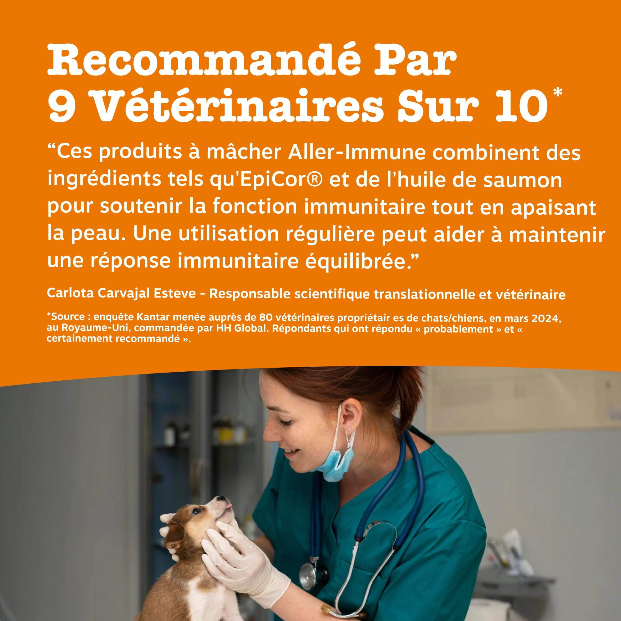 Zesty Paws Bouchées Aller-Immune Chien | Soutien Immunitaire, Soin de la Peau | Peau Sèche et Démangeaisons | Huile de Saumon, Postbiotiques, Probiotiques| Usage Quotidien | 90 Bouchées
