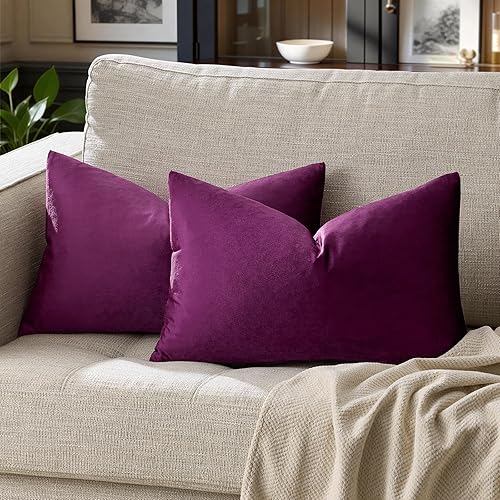 Miniatura 50 de GIGIZAZA Fundas de Almohadas Decorativas de Terciopelo Dorado, Fundas de Almohadas de 18x18 para Sofá, Sillón y Cama, Paquete de 2 Fundas de Cojines