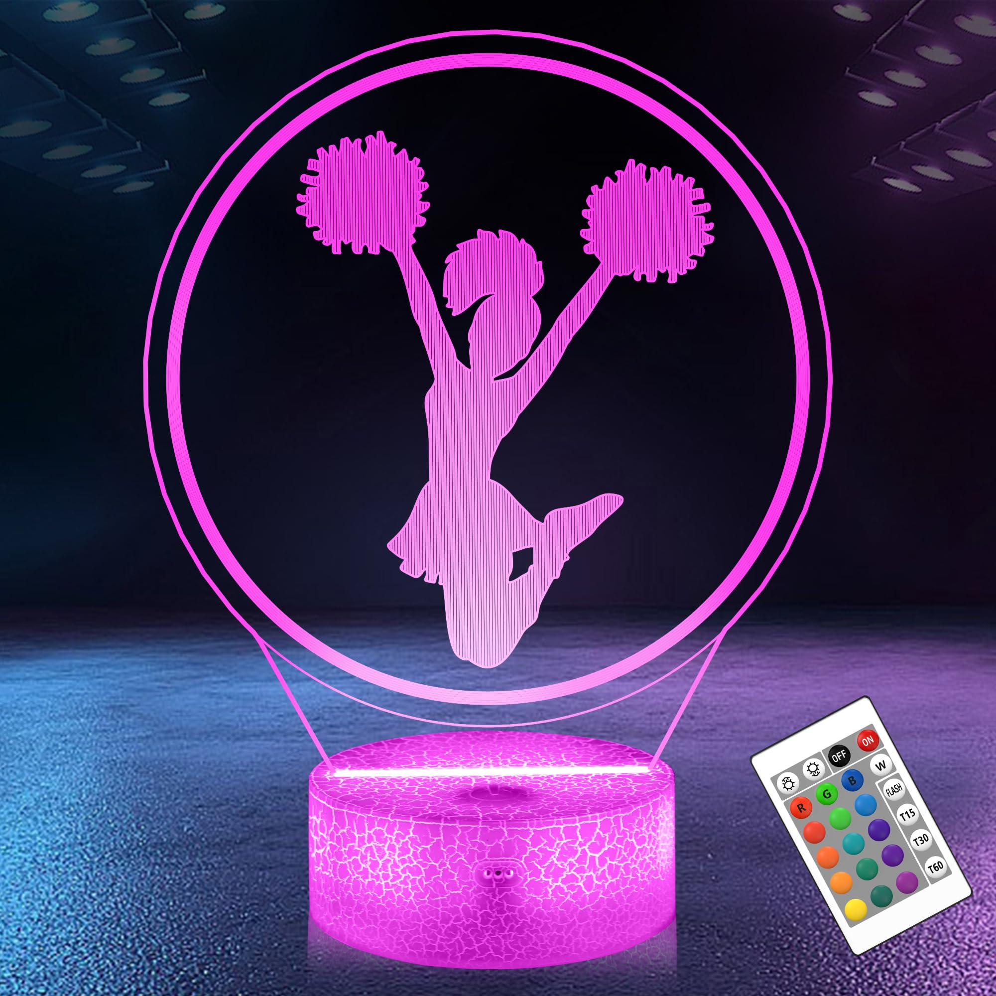 OkiyiD Rosa Elefanten Lampe, Süße Silikon Nachtlampe, Dimmba