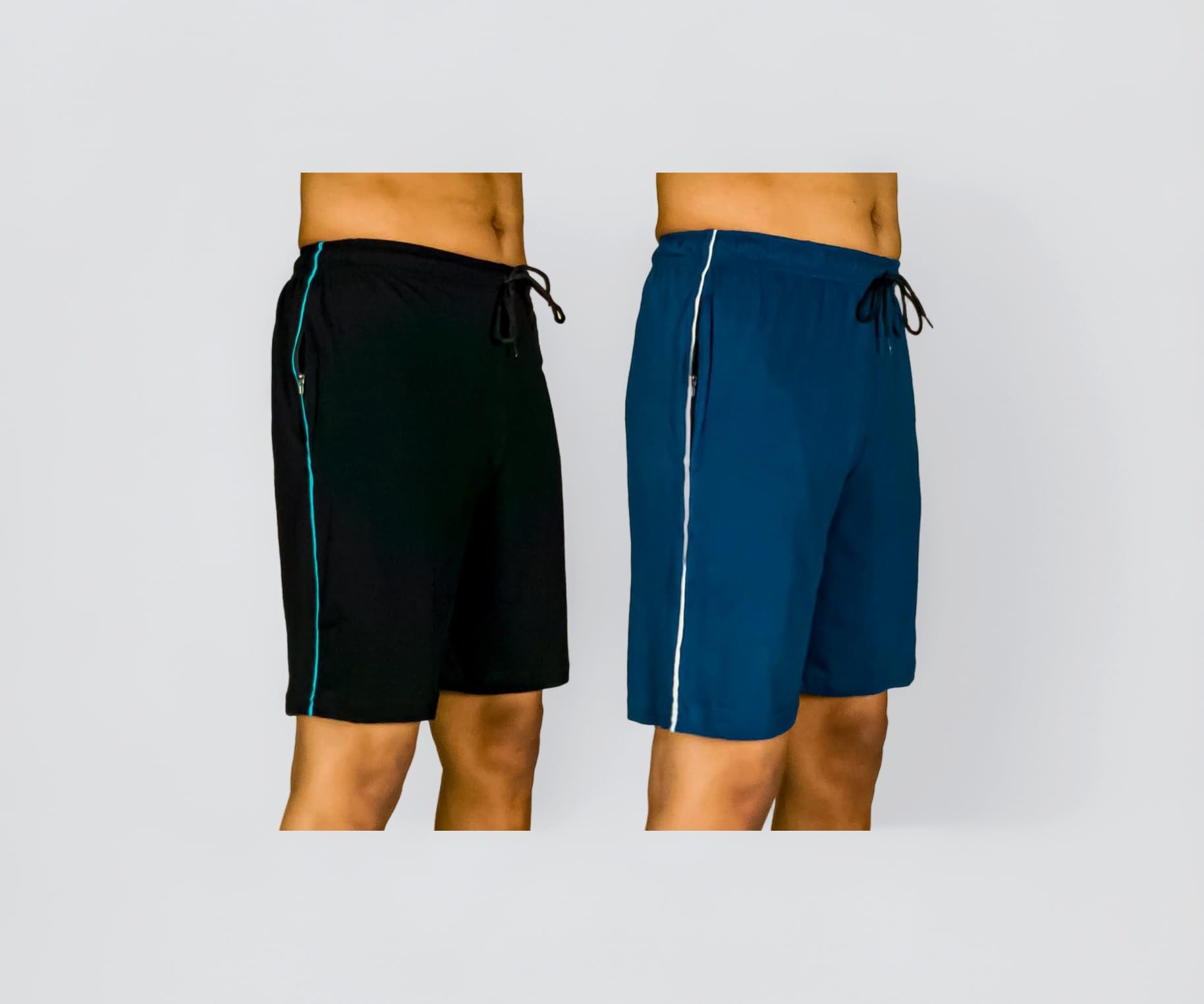 0-DEGREE Men's Regular Fit Shorts with Zip Pocket