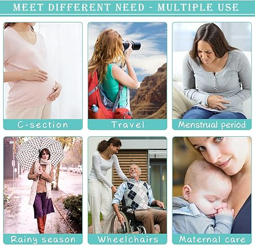 Miniatura 5 de Ropa interior posparto de malla, pantalones de maternidad desechables para recuperación de cesárea, bragas transpirables sin costuras