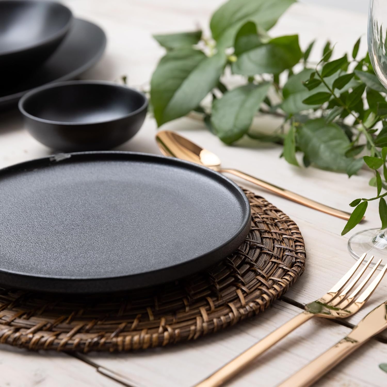 28cm Set Of 2 Master Class Artesã Bamboo Rattan Placemats
