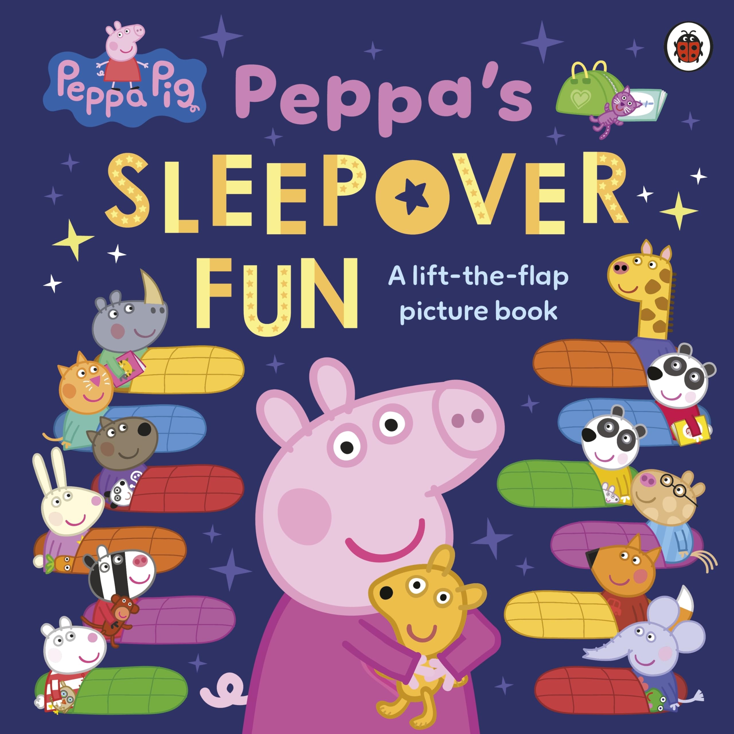 Peppa Pig: Peppa's Sleepover Fun: A lift-the-flap storybook