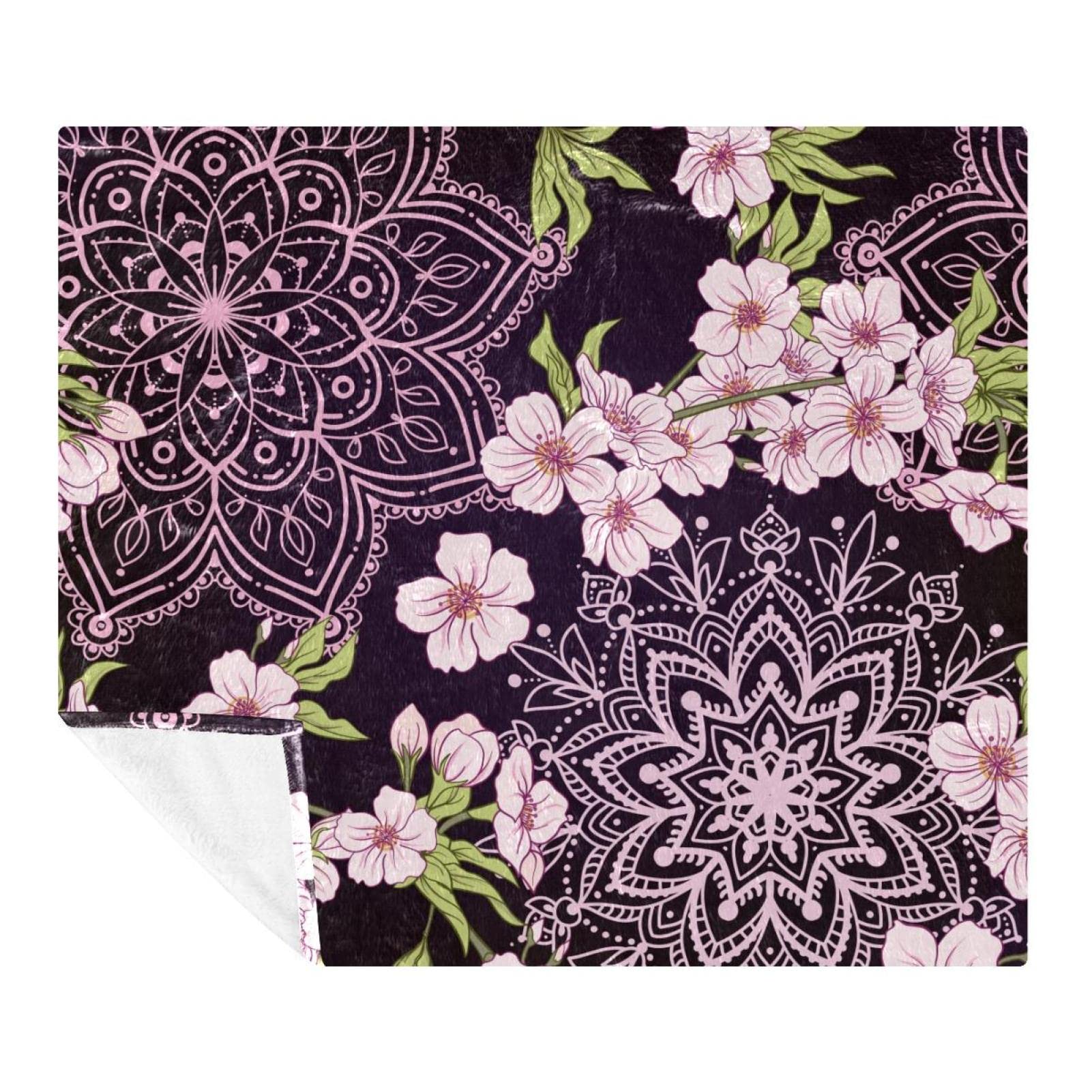 Couverture microfibre polaire Hipple 150x200 cm douce pour lit et canapé