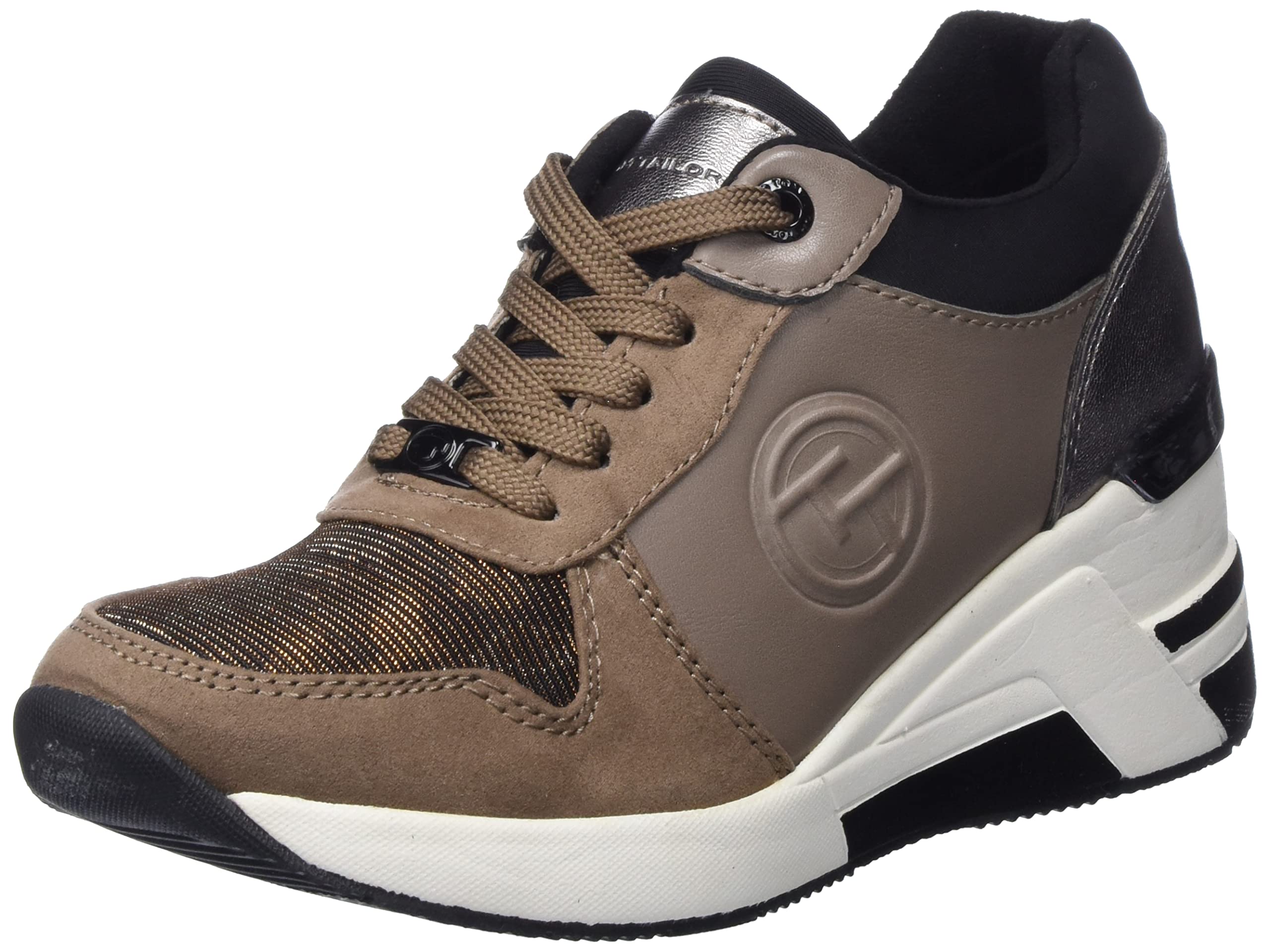TOM TAILOR Women's 4292608 Sneaker, Hazel, 3.5 UK
