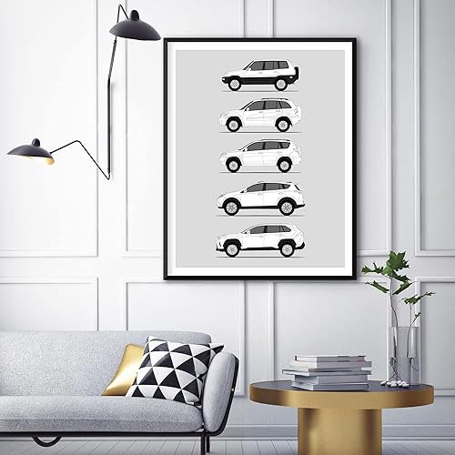 Vista 67 de Handmade Poster compatible with Toyota Supra Generations Print (Wall Art Handmade the Supra Mk I, Mk II, Mk III, Mk IV, Mk V)