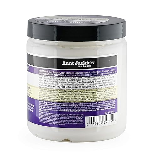 Miniatura 2 de Aunt Jackie's Recetas de semillas de uva y brillo rescatadas para calmar la sed, tratamiento de reparación del acondicionador de recuperación del