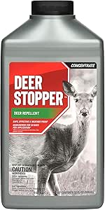 Messina Wildlife concentrado repelente para venado, 1 Cuarto de galón, Blanco