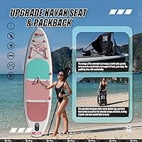 Vista 4 de Tabla de remo inflable con accesorios de tabla de SUP premium, tablas de remo para adultos y niños, colección Defender