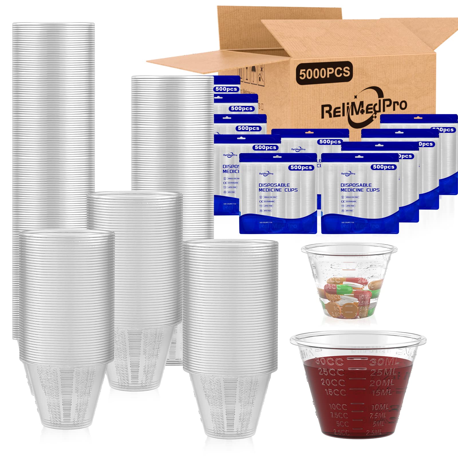 Disposable Medicine Cups - 300 Pack -9