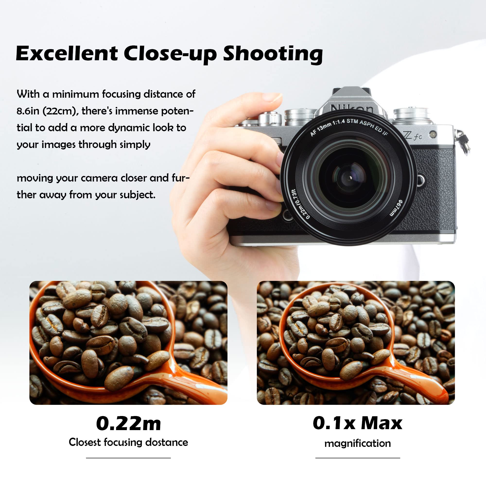 Nikon Zマウント VILTROX AF13mm F1.4 Amazon.com : VILTROX 13mm f1.4 F/1.4 Z Mount Lens,Wide Angle Aps-C