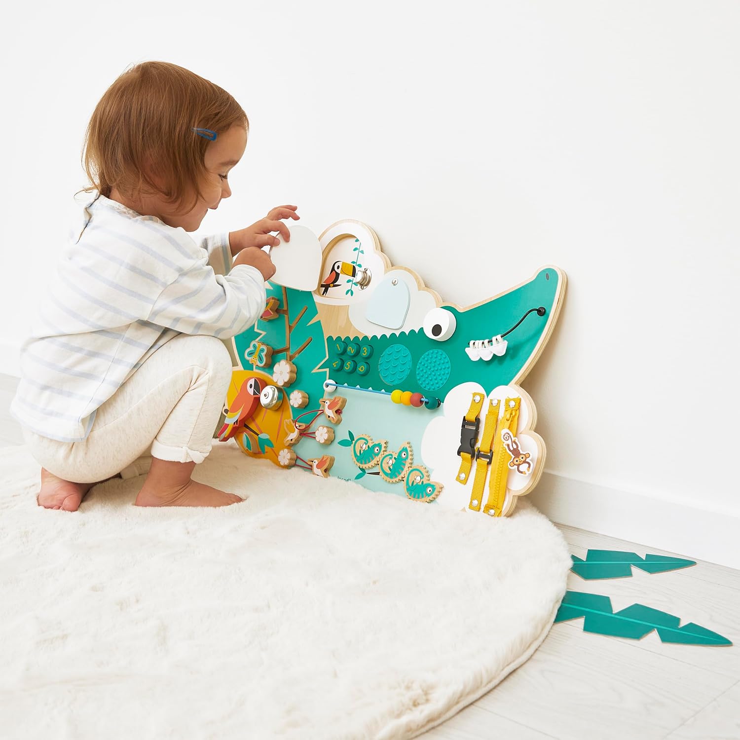 Janod Tropik Crocodile Multi-Activity Busy Board