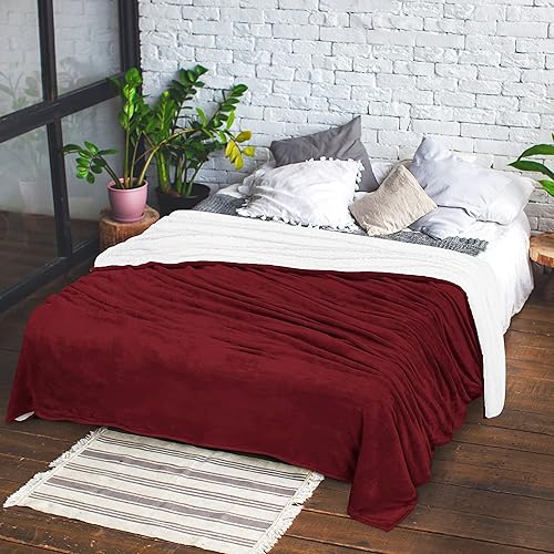 Miniatura 141 de Utopia Bedding - Manta sherpa de tamaño decorativo [negro, 50 x 60 pulgadas], manta reversible de vellón gruesa y cálida de 480 GSM, para cama