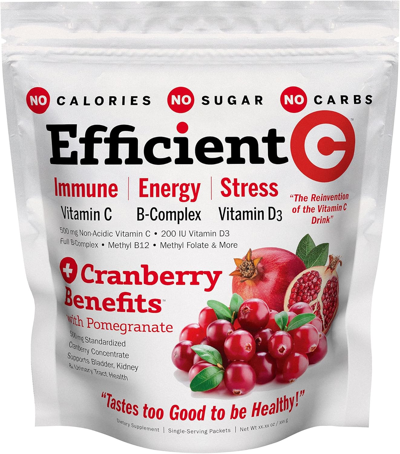 ANDREW LESSMAN Efficient C + Cranberry Benefits 90 Packets